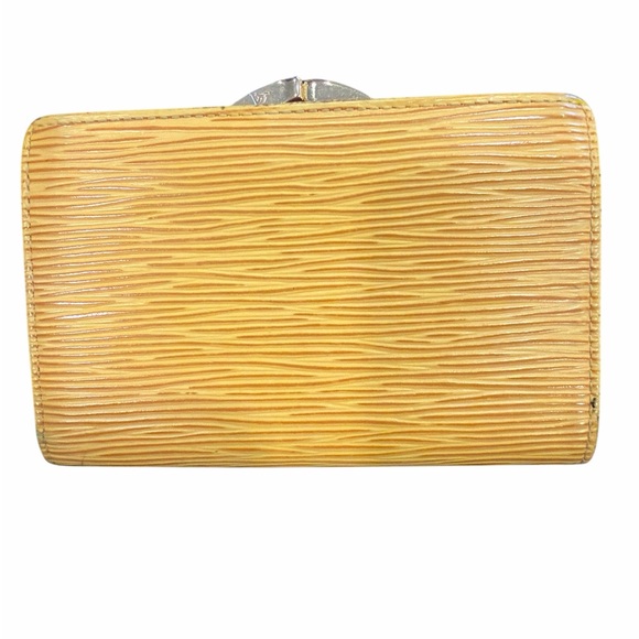 Louis Vuitton yellow epi kisslock wallet - Picture 2 of 12